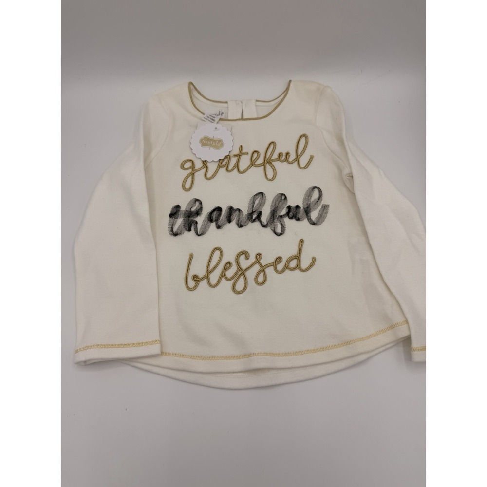 Brand New With Tags (NWT) Mud Pie Baby Girls Long Sleeve Top 12-18M